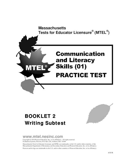 short answer mtel writing subtest